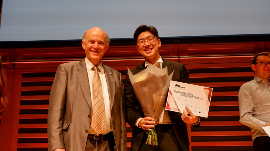 Sungbin Cho wins International Guitar Competition in 2021 – Dodgson Partita No. 1